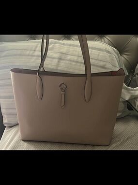 Leather Tote Bag - light pink  kate spade
